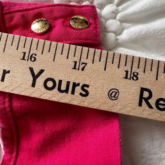 Chaps Women’s Pink & White Striped 3/4 Sleeve Nautical Top Size 2X Cotton Blend - Picture 12 of 12